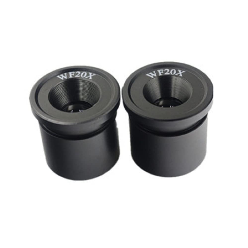 Microscope 2PCS WF20X Eyepieces for Stereo Microscope 30.5mm Mounting Size