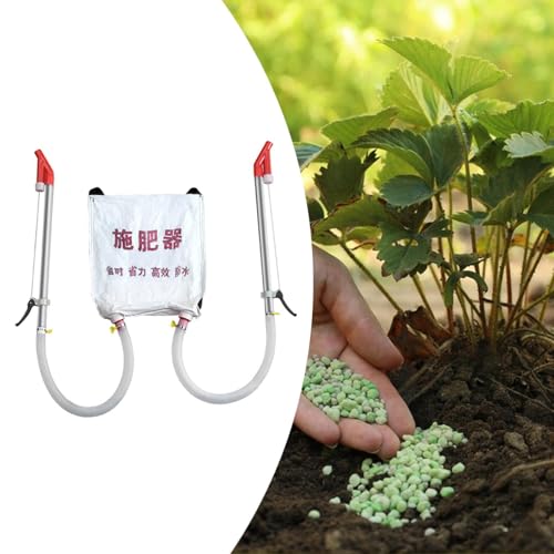 Fertilizadora manual con mochila y bolsa tejida 48x44cm miniatura 3