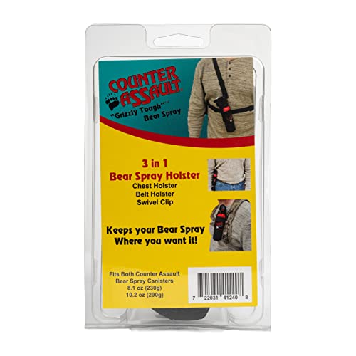 Counter Assault 3 In 1 Chest Holder- Black #TOP1