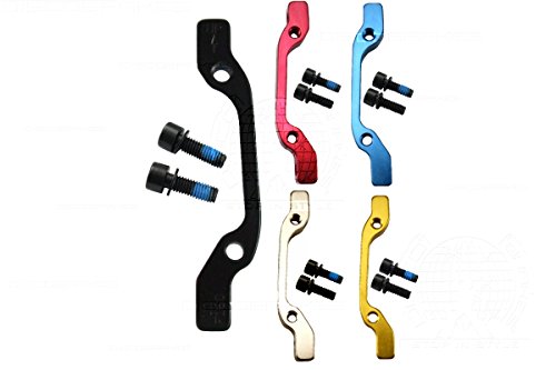 Front Post Mount to is Mount Adaptor Compatible with Avid Formula Shimano Hayes, for 160mm 6 Inch Disc, Black Color