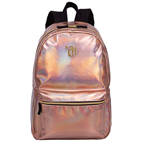 Mochila Escolar, Capricho, Metallic, G,Dourada 44 cm - Sestini