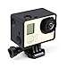 YALLSAME Frame Mount Protective BacPac Housing Case with Lens Cap for GoPro Hero 4 Black/Silver/Hero 3+/3 Action Camera Ideal for Hiking/Traveling Recording