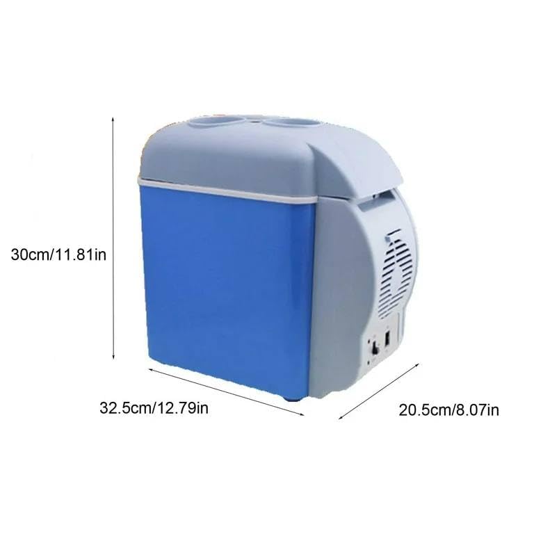 Image of mInI ReFrIgErAtOr cOmPaCt aNd pOrTaBlE WiTh 7.5 lItEr cApAcItY FoOd gRaDe lOw nOiSe aNd tHiCkEnEd iNnEr lInEr sUiTaBlE FoR CaR UsE