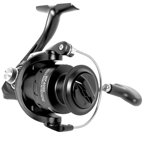 Wofhbey Ultralight Spinning Reel, Surf Fishing Reel, 17.6 lbs Max Drag Power, 5.2:1 Gear Ratio, 7+1...