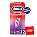 Durex Preservativos Super Finos Contacto Total para Mayor Sensibilidad - 12 condones