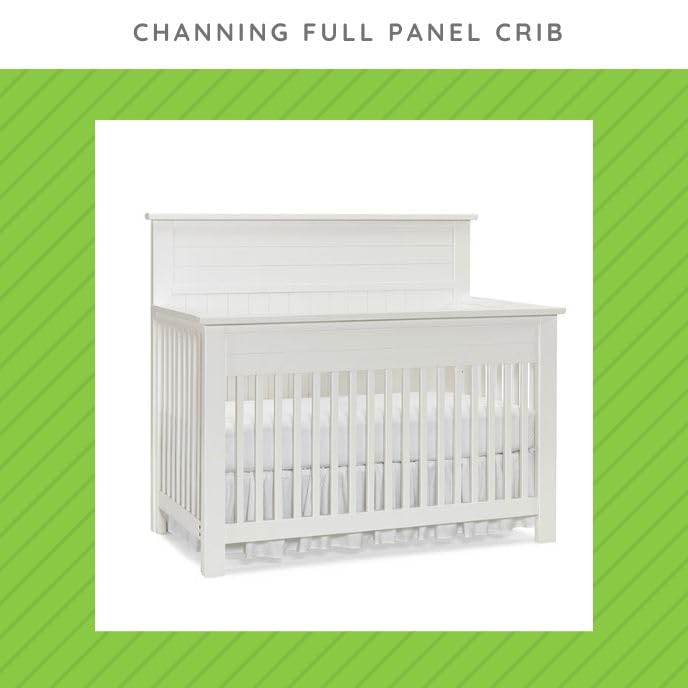 Image of CC KITS Toddler Bed Safety Guard Rail for Bel Amore & COSI Bella Convertible Cribs by Bivona - Solid Wood Rail for Convertible Crib to Toddler Bed - Safety Guard Rail for Children (White - Channing)