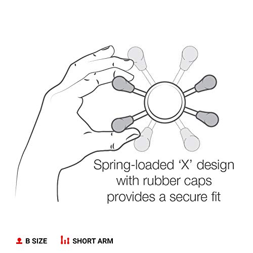 Ram Mounts Rap-B-166-2-A-Un7U X-Grip Phone Mount With Ram Twist-Lock Low Profile Suction Base With Short Arm For Vehicle Windshields #TOP6