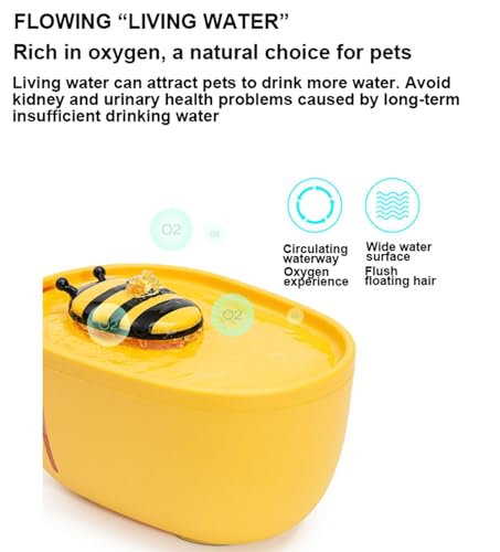 Fuente automática de agua para gatos 2L LoKori miniatura 2