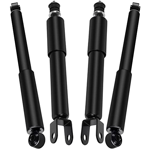 cciyu 4 x Front Rear Shock Absorbers Fit for 2002 2003 2004 2005 2006 for Avalanche 1500,2000-2006 for Suburban 1500 /for GMC Yukon/Yukon XL 1500 344381 37178 344384 34692