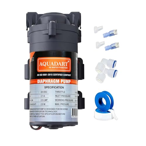 Image of AquaDart Complete Ro Purifier Filter Service kit of 80 GPD Membrane Water with Copper Filter All Accessories Service kit with Booster Pump and SMPS All Accessories Suitable for All RO