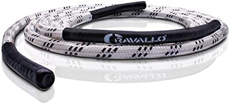 4. Bild von Cravallo® Springseil I 3 Meter Fatburner Speed Jumping Rope I Erwachsenen Profi Skipping Seil I Ideal zum Boxen, Ausdauer Sport, MMA, HIIT in Schwarz, Blau und Weiß 3.00 m