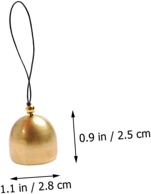 GARVALON 36pcs Small Christmas Bells Ornaments for Crafts Lightweight Decorative Hanging Bells for Home Decoration Holiday Decor and Tree Pendants