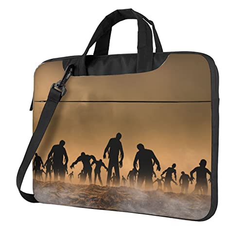 Sacoche à bandoulière pour ordinateur portable 13 à 15.6 pouces Many Zombie