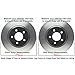 Detroit Axle - Brake Kit for for 2011-2015 Chevrolet Cruze 2013-2016 Sonic, Disc Drilled & Slotted Brake Rotors and Ceramic Brakes Pads Replacement : 10.87