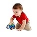 Oball Easy Grasp Rattle & Roll BPA-Free Push Car Infant Crawling Toy and Teether, 1 Pack, Age 3 Months and up, Color May Vary