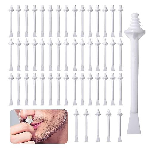 Wekuw 100 Stücke Nasenhaarwachs Nasenwachs set Nasenwachsstäbchen Nasenwachs-Applikatoren Nasen Wax set Herren Nasal Hair Wax Stick Geeignet zur Schnellen Nasenhaarentfernung