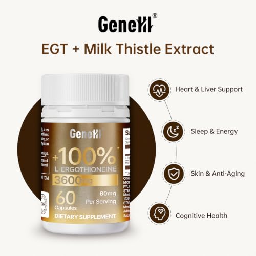 GENEIII L-Ergothioneine with Milk Thistle