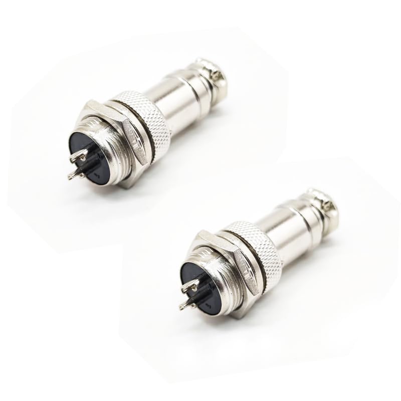 Amazon.com: 2Pcs GX20 2 Pin Aviation Connector, GX20 Circular