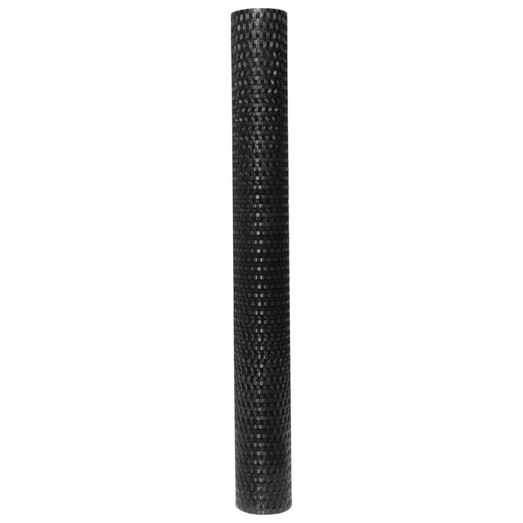 Paravent de Balcon Noir 600x100 cm résine tressée,Panneaux de clôture,4.85kg-156306