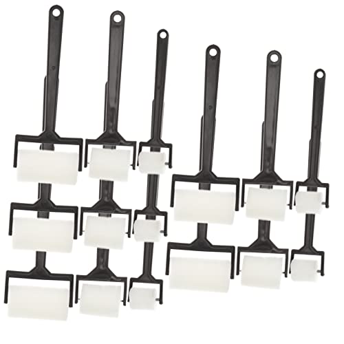 HOMSFOU 15-Piece Sponge Painting Brush Rolls Boys and Girls Art Painting Brush Set Preschool Sponges DIY Coloring Roller Safe Material Creative Art Tools