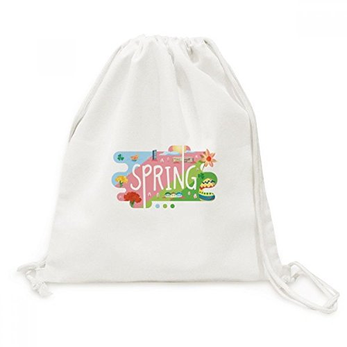 Sac à dos Toile cordon Printemps léger pour soulager vos épaules en voyage