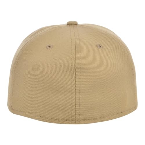 Image of Lids Blank Premium Full Court w /Colored Under Visor Fitted Cap