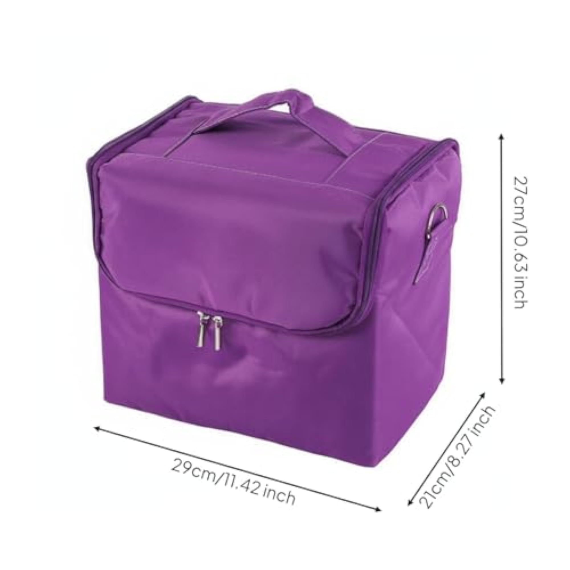 Portable Large Capacity Cosmetic Travel Bag, Multi-Layer Design
