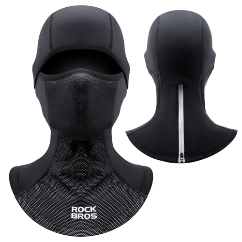 ROCKBROS Máscara de esqui masculina Balaclava para inverno, aquecedor de pescoço, à prova de vento,