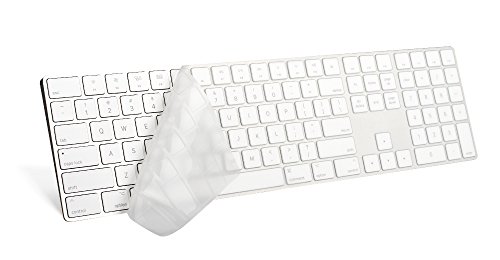 LogicKeyboard シリコンスキンカバー フルサイズ Apple Magic Keyboard用、クリア