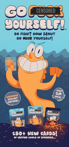 Go F Yourself Adult Card Game Rude Twist on Go Fish Hilarious Party Game for Adults Perfect for Bachelorette Parties Game Nights & Get-Togethers New Edition Ages 17+