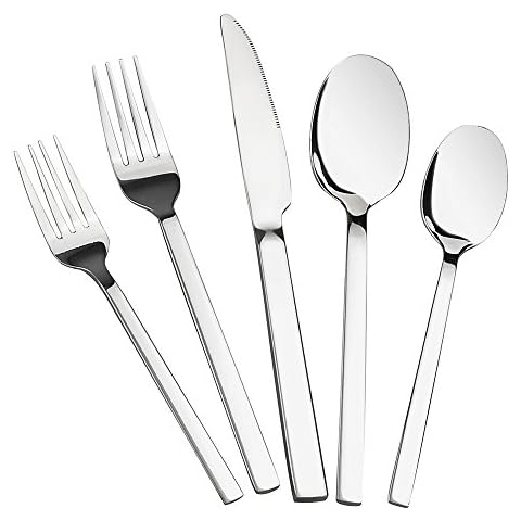 Doryh 60 Pieces Stainless Steel Flatware Sets, Service for 12 Cover