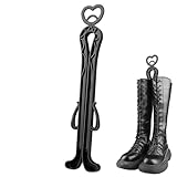 Stiefel-Shapers für hohe Stiefel – 34,5 cm Stiefelhalter, Clip-Halterung, farbiger Schuhrahmen mit PP-Material | Organizer für lange und hohe Stiefel, für den, Schwarz , Se référer au descriptif