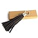 Handmade Leather Tassel Keychain Earrings - Dual Use Bag Charm Accessory for Women, Genuine Cowhide with Alloy Hook (Black)