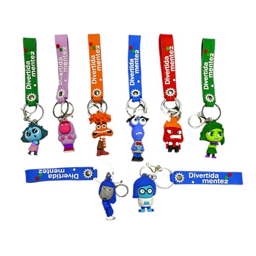 Chaveiro Divertidamente 2 Chave Bolsa Mochila Anime Borracha Desenho Animado (TEDIO)