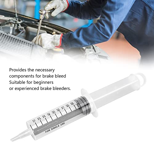 Lwuey LWUEY3T765C2VXO Brake Bleed Kit, Hydraulic Disc Clutches Bleeding Kit 100Ml Syringe 50Cm Hose Oil Fluid Extractor Bleeder Tool Universal thumb #3