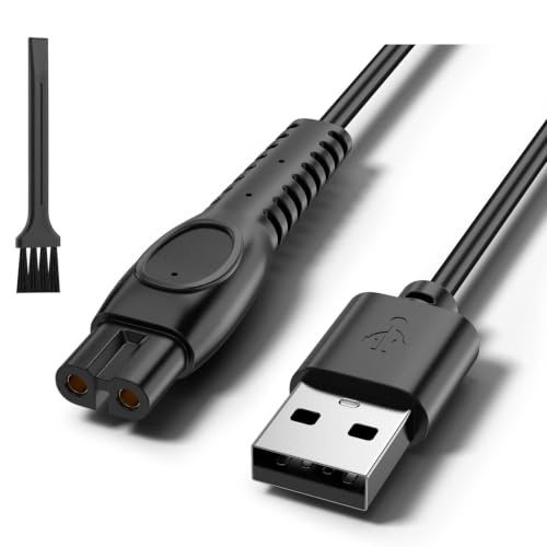 5 V USB-laddningskabel lämplig för Philips One Blade 360 QP2824, QP2834, QP2734, QP2724, QP1924, QP4631, MG7962, S5889, QP6652, MG7930, MG5950, MG3946, MG7931, BT7670 Body Trimmer rakapparat kabel (5