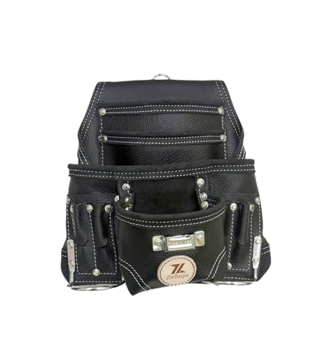 Zeluga 20-526 10-Pocket Leather Rigger Tool Bag