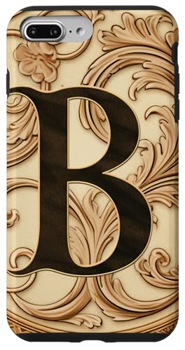 Image of iPhone 7 Plus /8 Plus Boho Chic Floral Wreath Latter M Cute Pastel Case