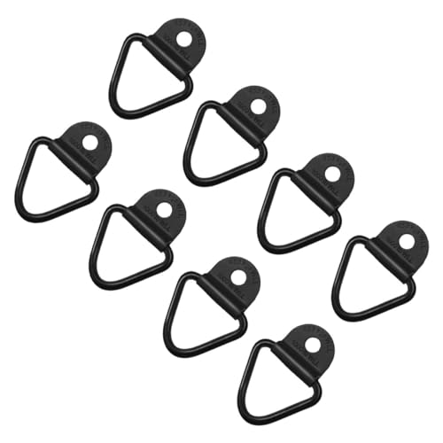 SWOOMEY 8pezzi Ancoraggi v Per Carichi Pesanti in Acciaio Al Carbonio Ganci Di Ancoraggio Per Camion e Rimorchi Anelli Di Trazione Protetti Dalla Ruggine Per Funi e Cinghie