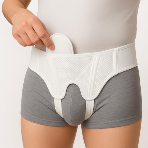 Faja para Hernia Inguinal Ajustable Blanca Talla M miniatura 2