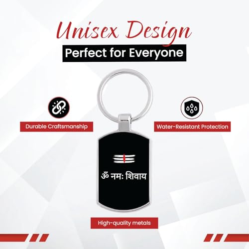 Image of Premium God & Motivational Metal Keychains with Glossy FInish - Shiva, Ganesha, Krishna, Evil Eye & Balaji - Durable & Stylish - Ideal for Gifts, Personal Use, Return Gifts