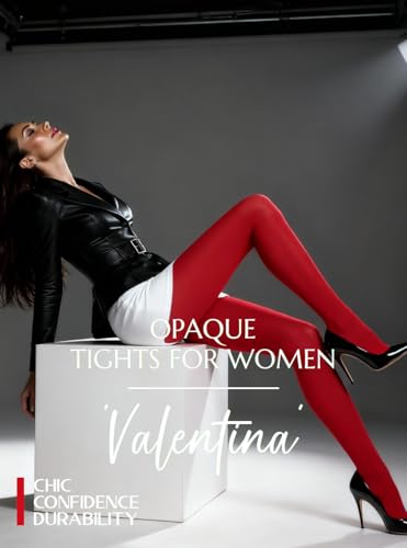 Image of Mila Marutti Opaque Tights for Women | Soft Stockings Pantyhoseier | - Made in EU