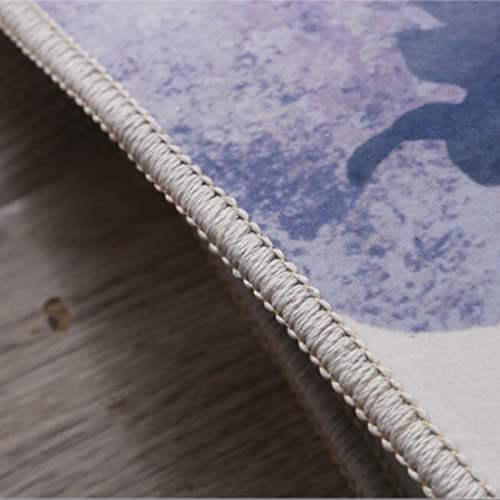 Tapis géométrique moderne antidérapant lavable chambre salon dressing 80x160 - 4