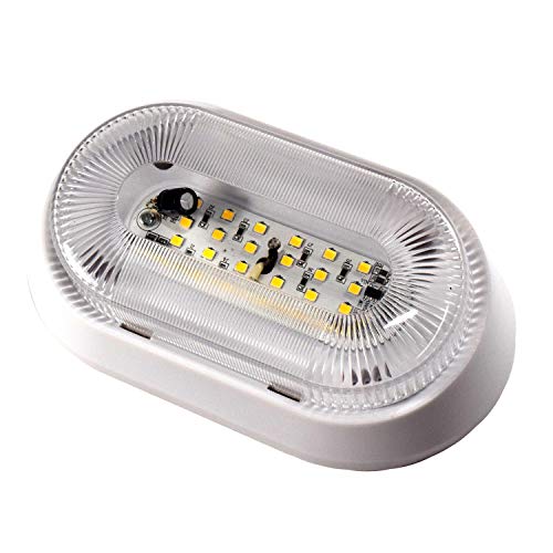 image for HQRP RV LED Porch 12V Lumen Exterior Outdoor Utility Light Replacement