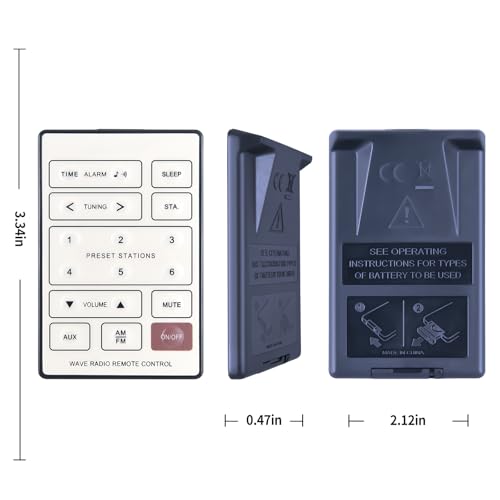 Télécommande Bose Wave avec batterie incluse haute réactivité AWR1-4A - 7