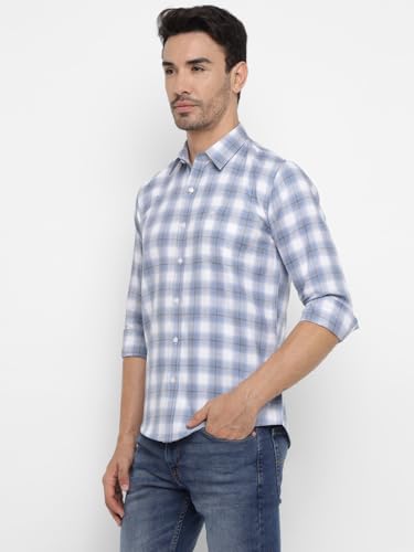 Image of Allen Cooper Checks Shirts for Men - 100% Cotton Comfort Fit Casual and Formal Shirt - Breathable, Soft, Classic Style (Multiple Colors)