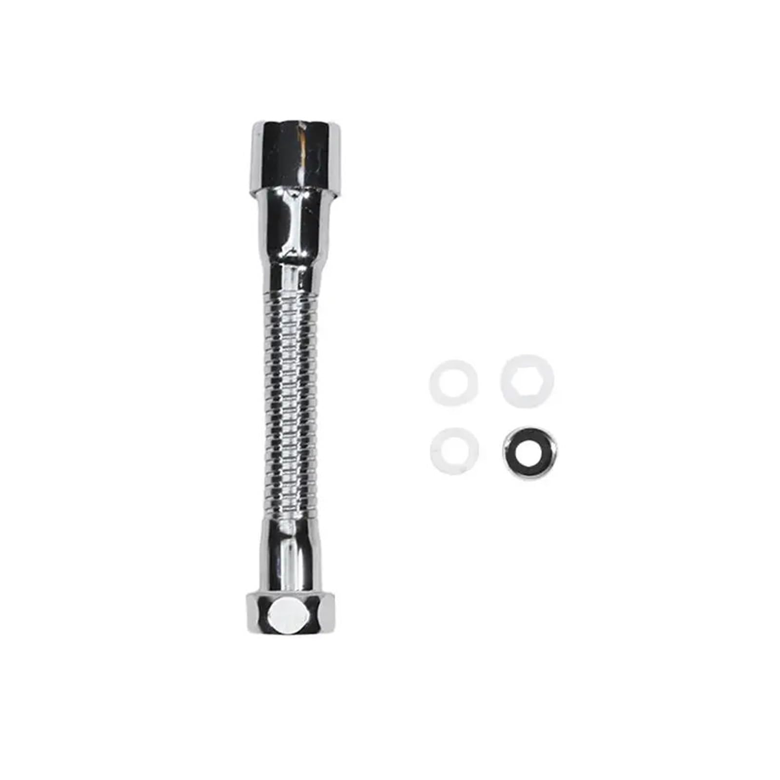 Bngdfdgh 13Cm Stainless Steel Kitchen Faucet Extender Nozzle Aerator Bendable Home Supplies Water Pipes Extension Pipe(13Cm)