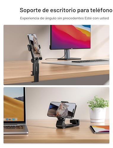 JSAUX 2 Unidades de Soporte para teléfono móvil de Viaje en avión, Universal, Manos Libres, para Volar con rotación de 360 Grados, Accesorios de Viaje para avión, imprescindible, Soporte para - imagen 7