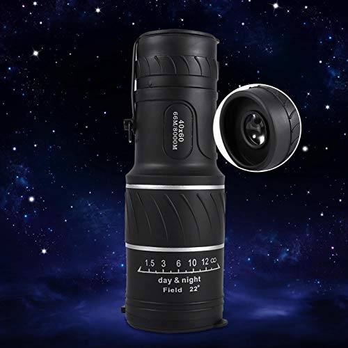 Hd 40X60 Monocular Telescope, Mini 40X60 Monocular High Power Hd Low Light Night Vision Pocket Fixed Focus Dual Tone Telescope #TOP4