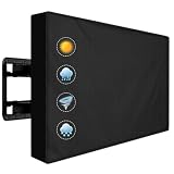 Bonna Outdoor TV cover per TV da 30 a 32 pollici, 600D, antivento,impermeabile
